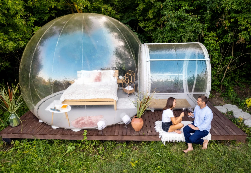 large bubble tent