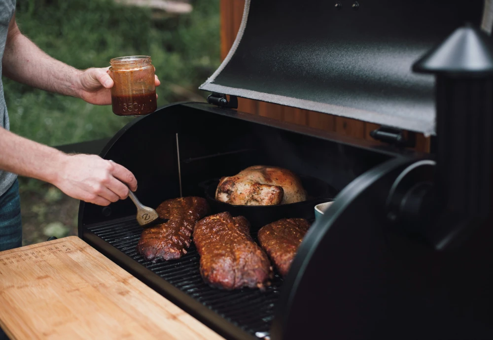 wood pellet grill and smoker combo