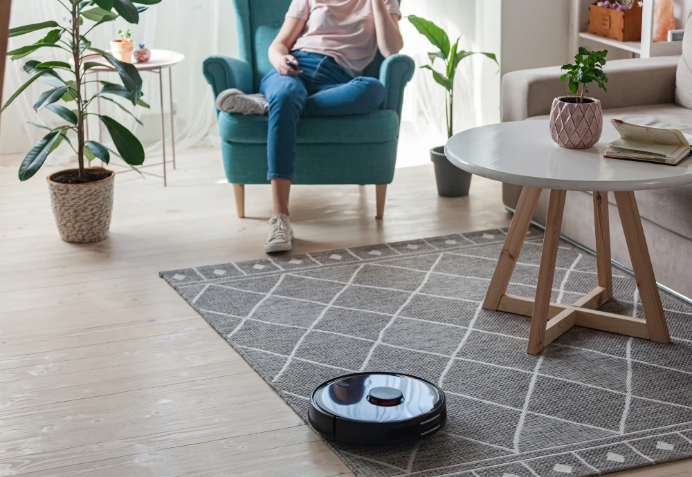 white robot vacuum cleaner