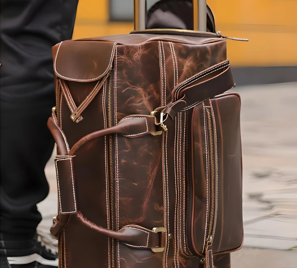 luggage carrier on wheels